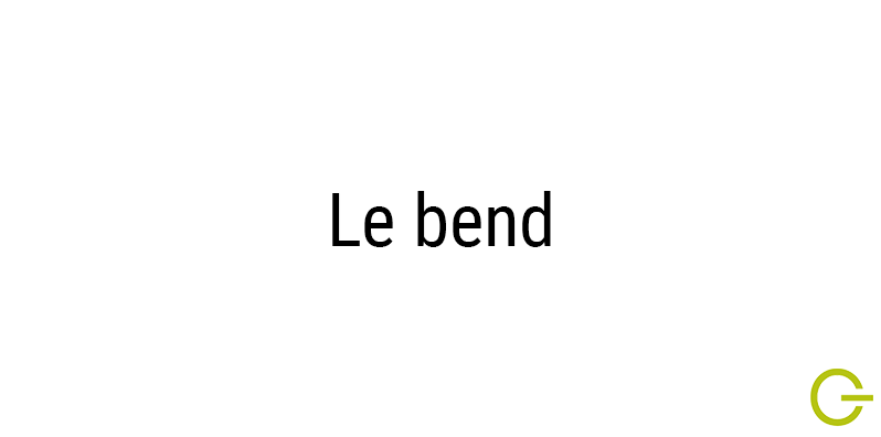Illustration texte "Le bend"