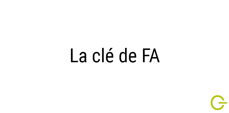 Illustration texte "clé de FA"