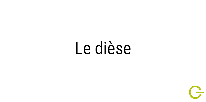 Illustration texte "dièse"