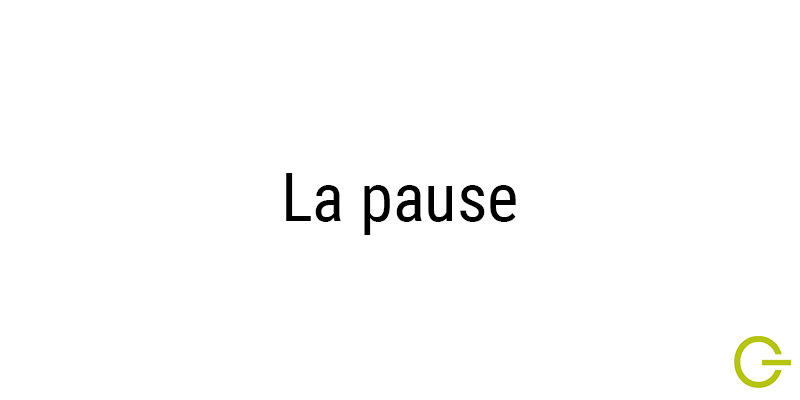 Illustration texte "La pause"