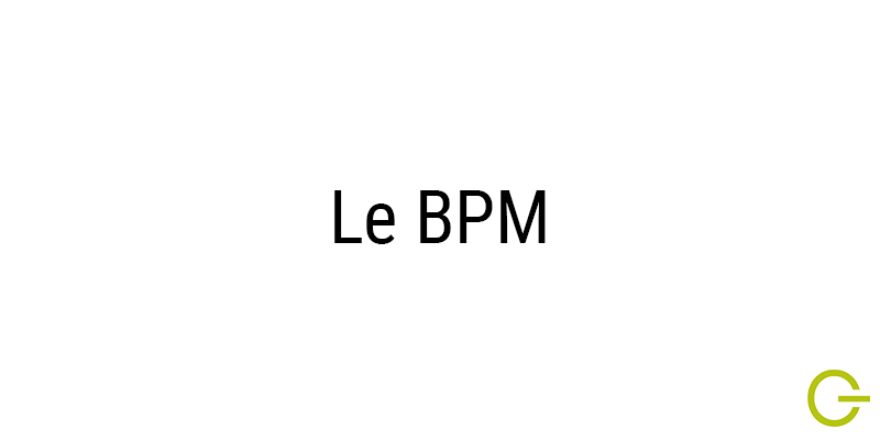 Illustration texte "BPM" battement par minute