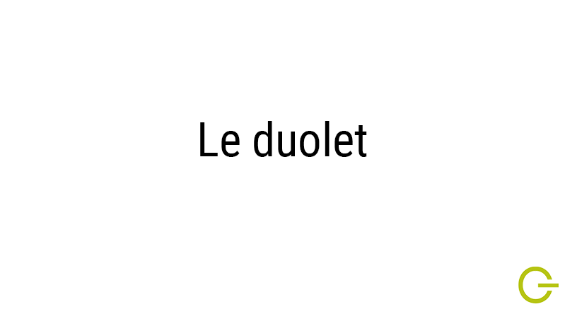 Illusration texte "le duolet"