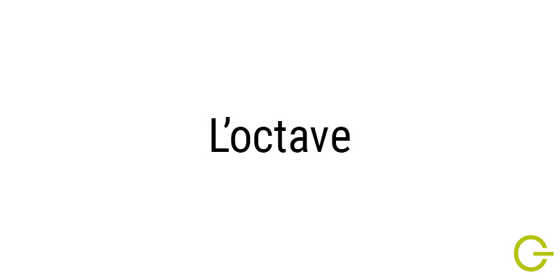 Illustration texte "octave"