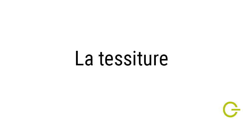 Illustration texte "la tessiture"