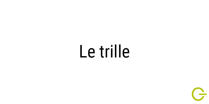 Illustration texte "Le trille"