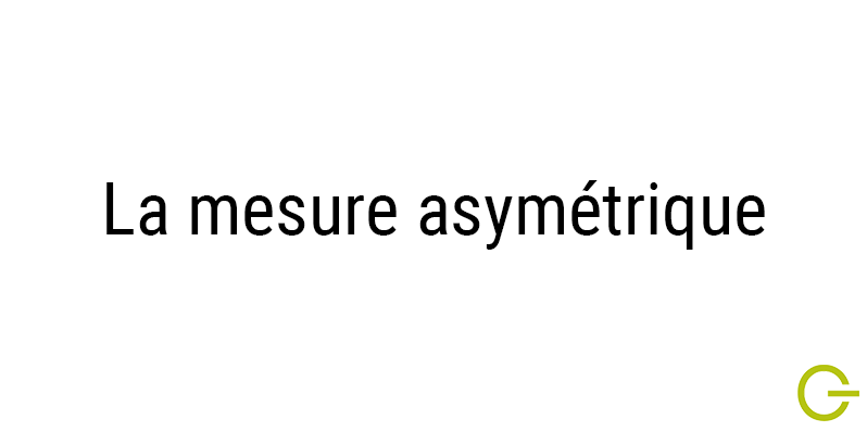 Illustration texte "la mesure asymétrique"
