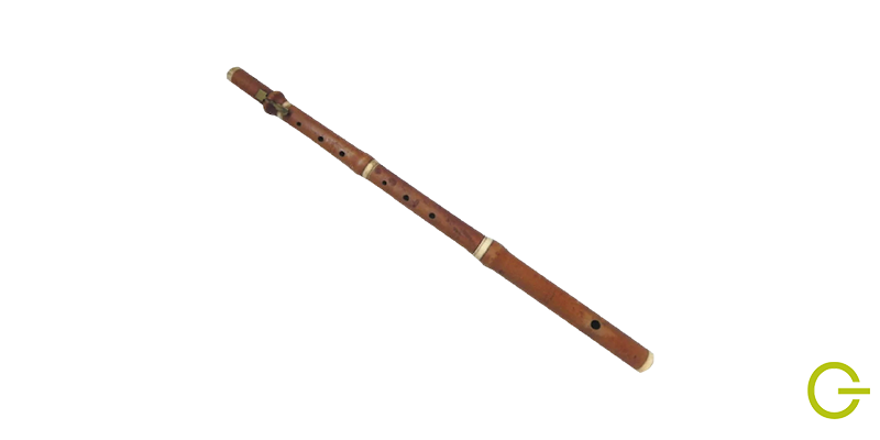 Illustration de la flûte à une clé instrument