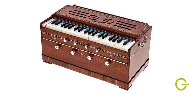 Illustration de l'harmonium instrument de musique