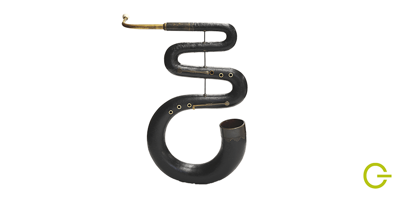 Illustration du serpent instrument de musique