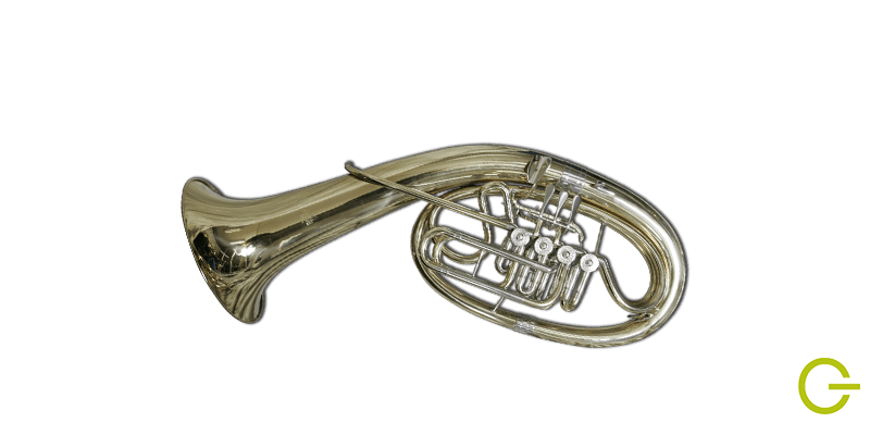 Illustration du tuba wagnérien instrument de musique