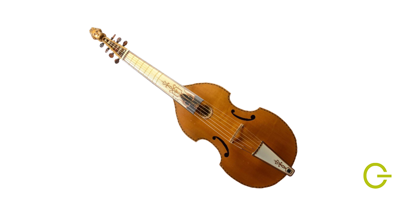 Illustration de la viole de gambe instrument de musique