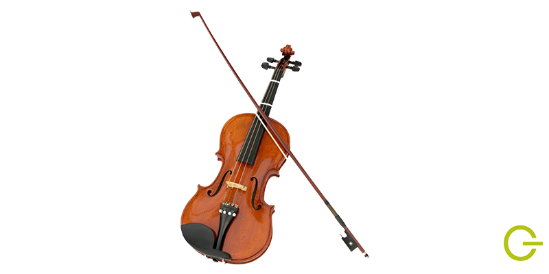 Illustration du violon instrument de musique