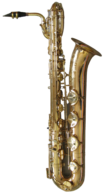 Illustration saxophone baryton