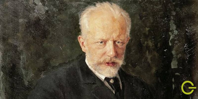 Illustration piotr ilitch tchaikovski compositeur
