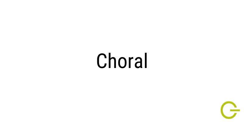 Illustration choral musique