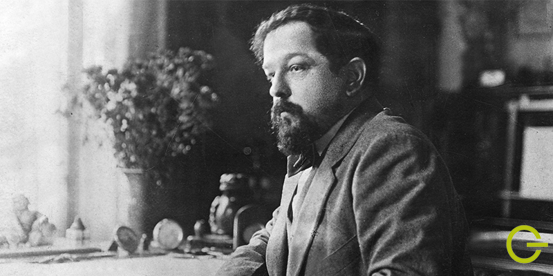 Illustration claude debussy compositeur