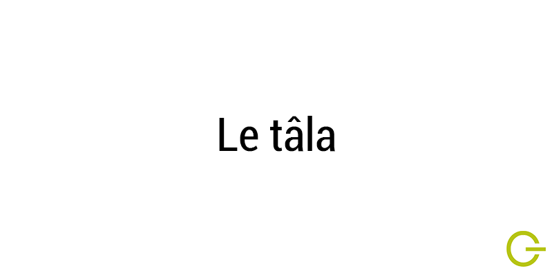 Illustration texte "le tala" musique