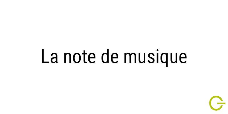 Illustration texte "Note de musique"