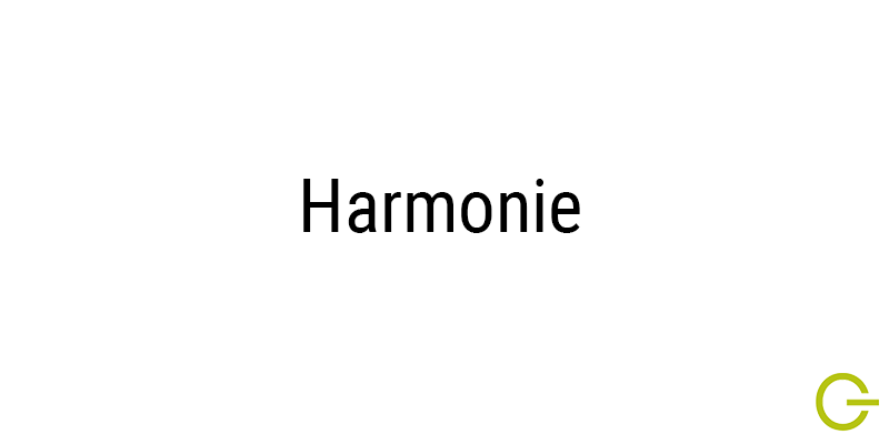 illustration texte "harmonie"