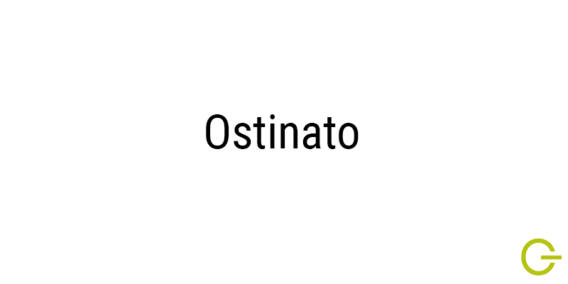 illustration texte "ostinato"