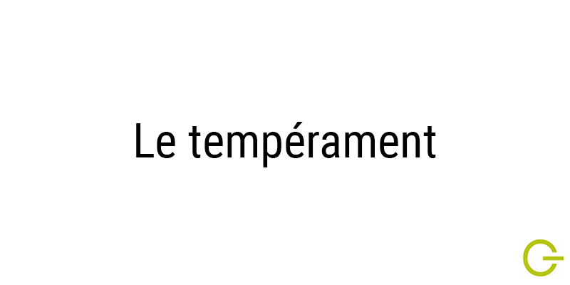 Illustration texte "Tempérament"