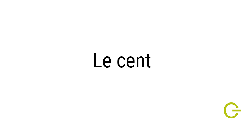 Illustration texte "le cent" musique