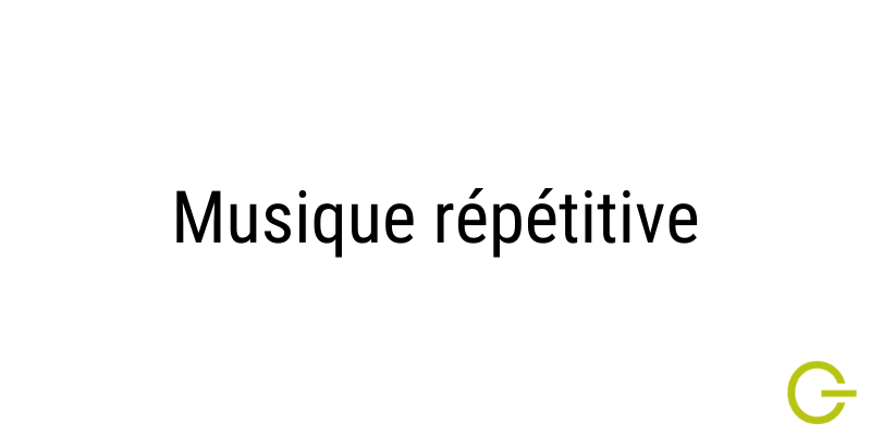 Illustration musique répétitive