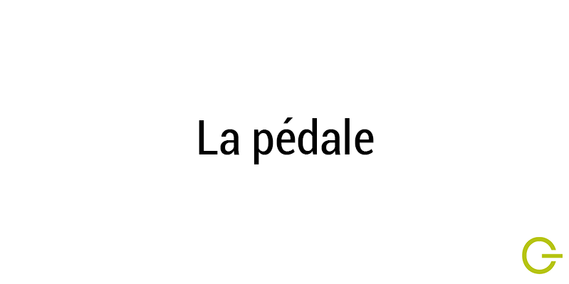 Illustration texte "la pédale" musique