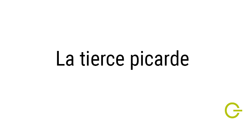 Illustration texte "tierce picarde"