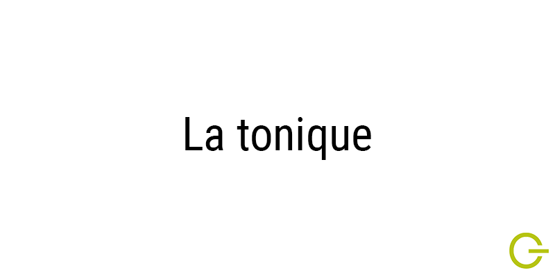 Illustration texte "la tonique"