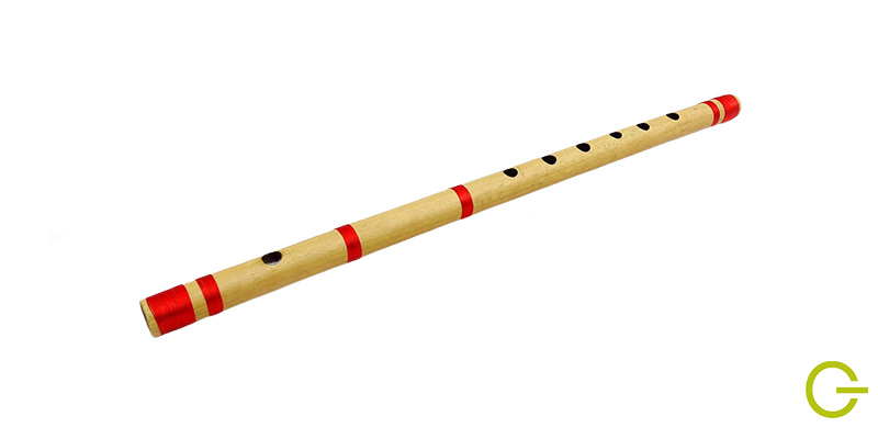 Illustration bansuri instrument de musique