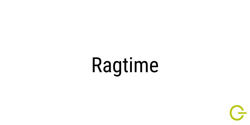 iIllustration Ragtime musique