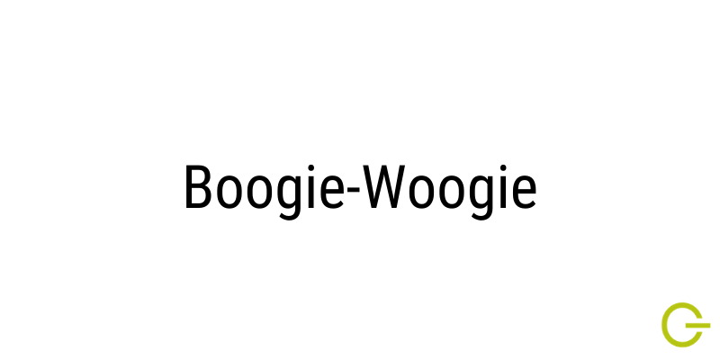 iIllustration boogie-woogie musique