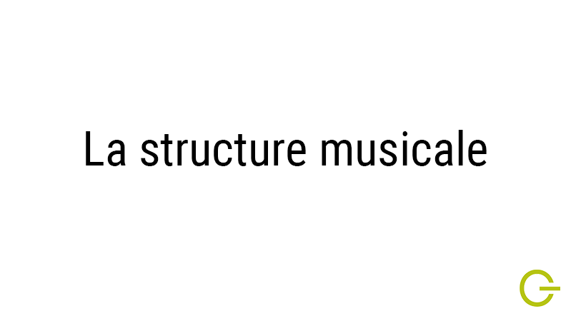 Illustration texte "La structure musicale"