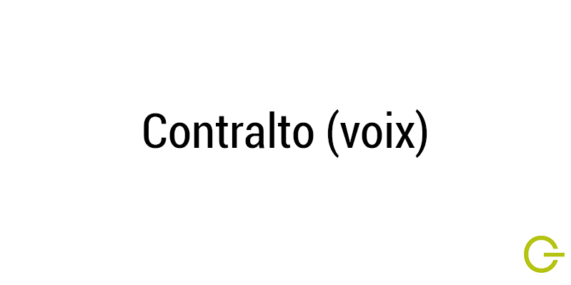 Illustration texte "contralto (voix)"