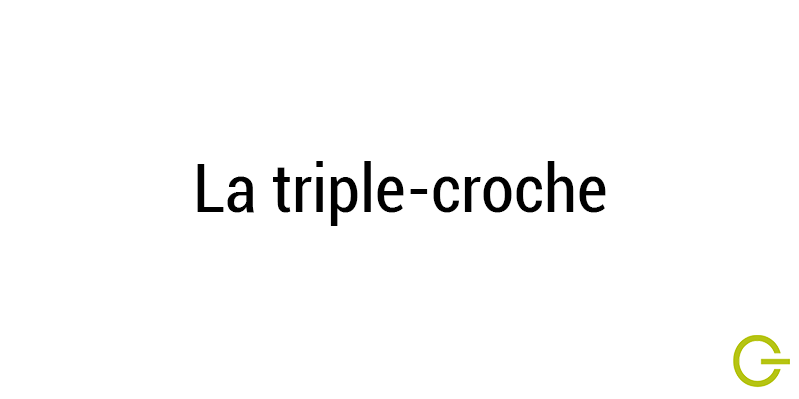 Illustration texte "la triple-croche"