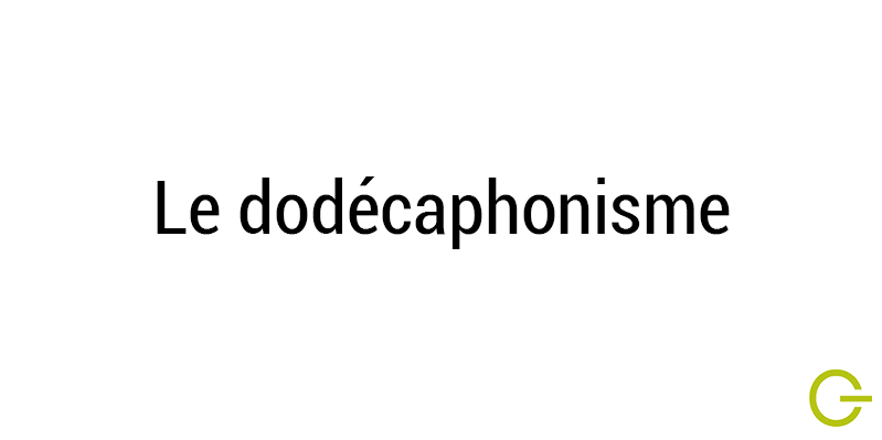 Illustration texte de "dodécaphonisme"