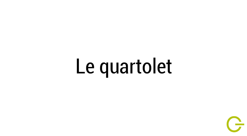 Illustration texte "le quartolet"