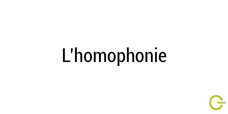 Illustration texte "l'homophonie" musique