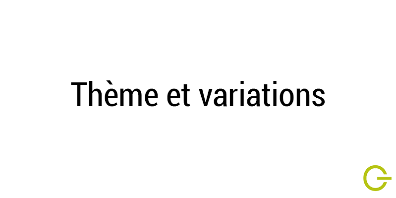 Illustration texte "Thème et variations"