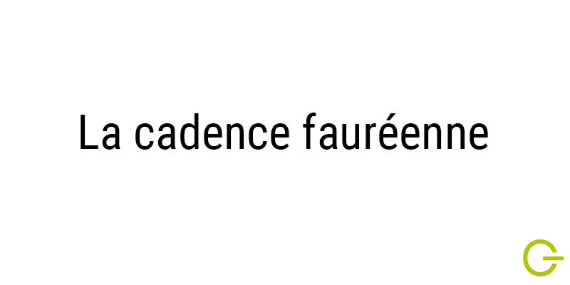 Illustration texte "la cadence fauréenne"