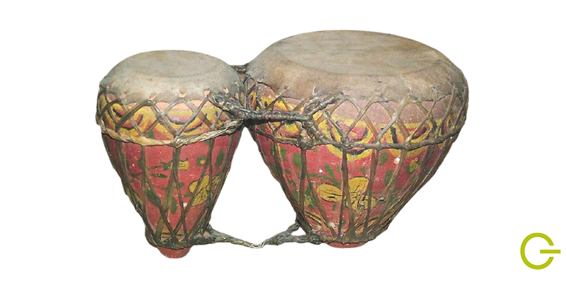 Illustration des nagara instrument de musique
