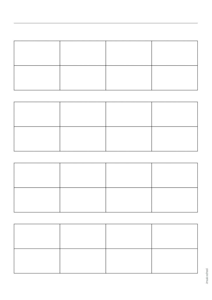 Blank Tab Chart