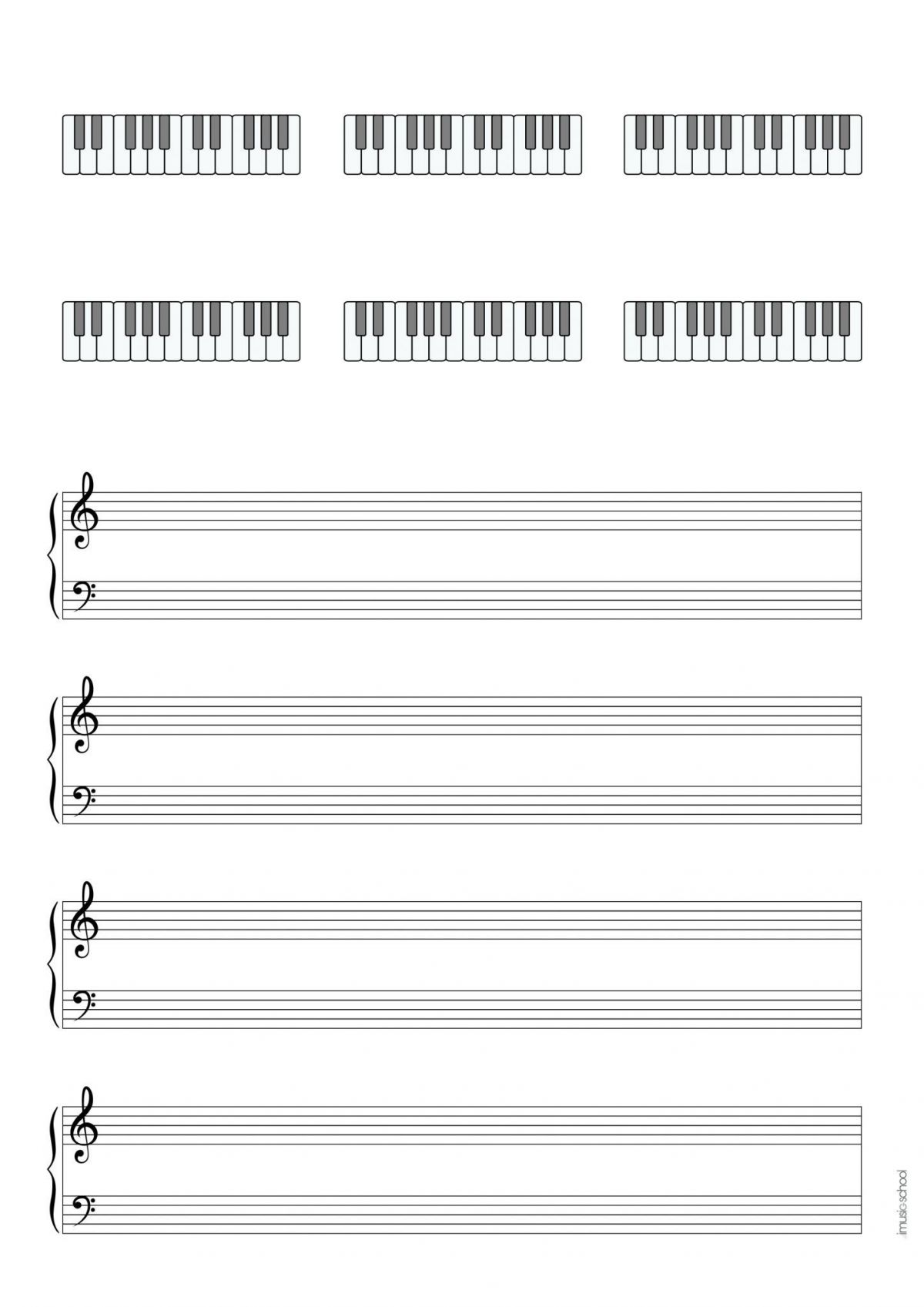 Music Sheet Free Blank Music Paper, Tablatures, Blank Chord Charts