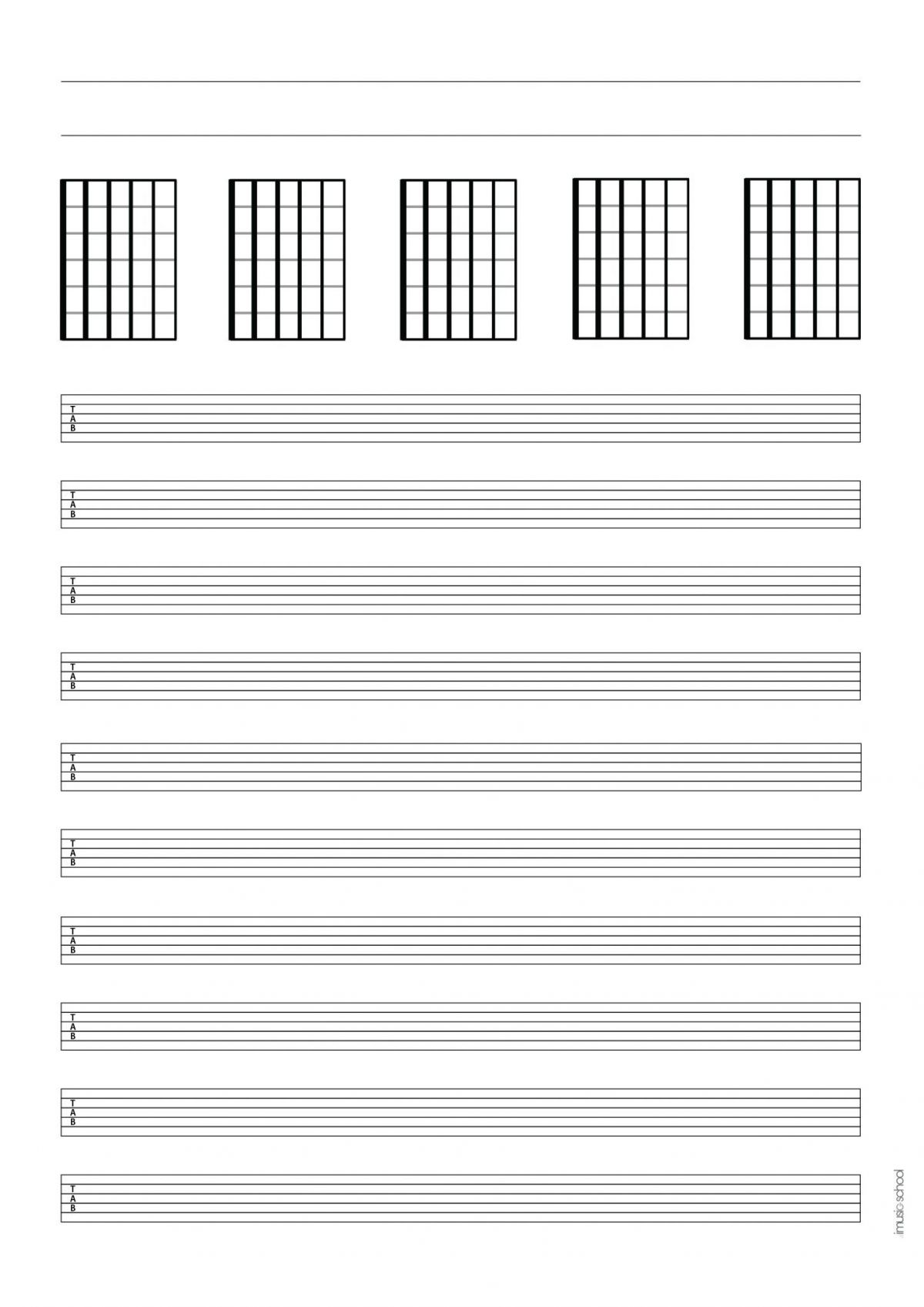 Partituras y tablaturas Diagramas y cuadrículas de acordes en línea