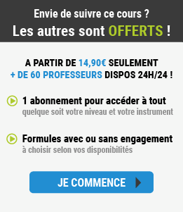 Envie de suivre ce cours ? Les autres sont offerts !