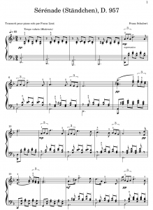 Schubert - Partitions de Piano à télécharger