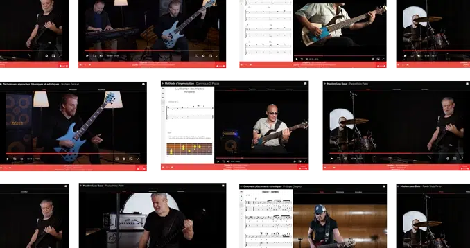 Catalogue des masterclass de basse