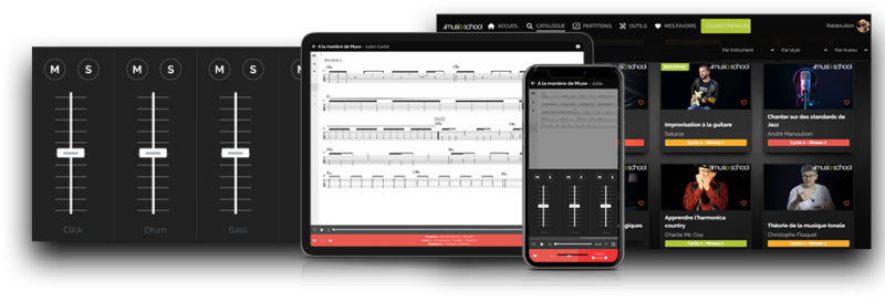 cours playback imusic school playback