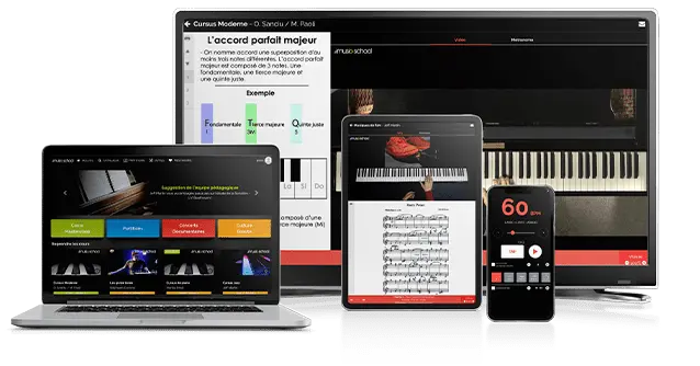 Cours de piano en ligne
